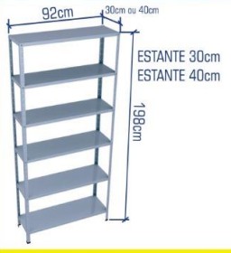 Estantes de Aço