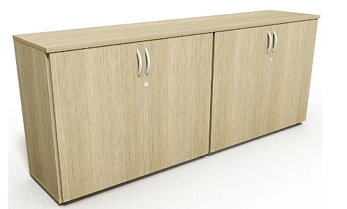 Armário Baixo Escritório 4 Portas Duplo Credence CHAVE 1,80 X 0,75 M 18 MM