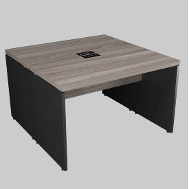 Plataforma de Trabalho - Pé/Painel- 40MM- 1,00- com Caixa de Tomadas - HOMEOFFICE