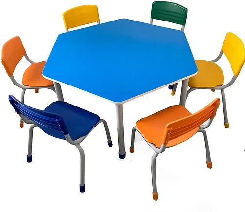 Conjunto Sextavado Tamanho Infantil