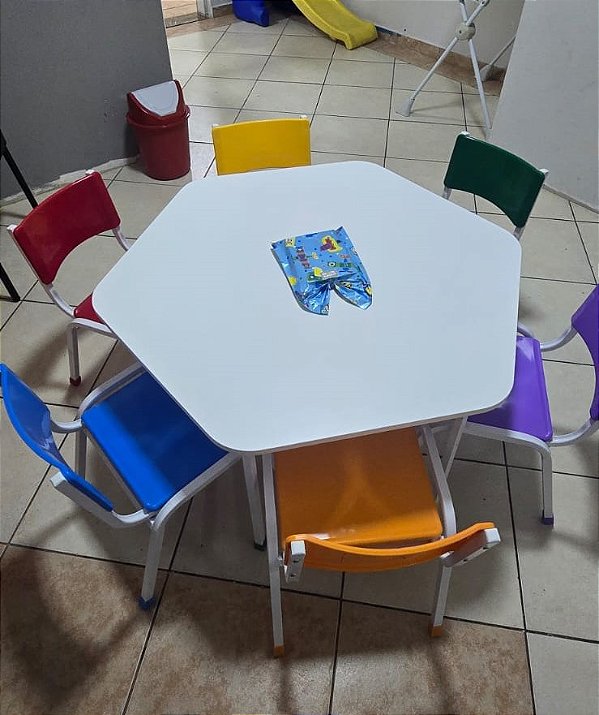 Conjunto Sextavado Tamanho Infantil