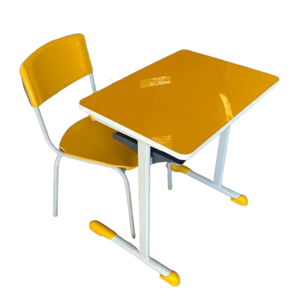 CONJUNTO DE 1 MESA E 1 CADEIRA NO PADRAO  FNDE MESA  EM MDF LAMINADO