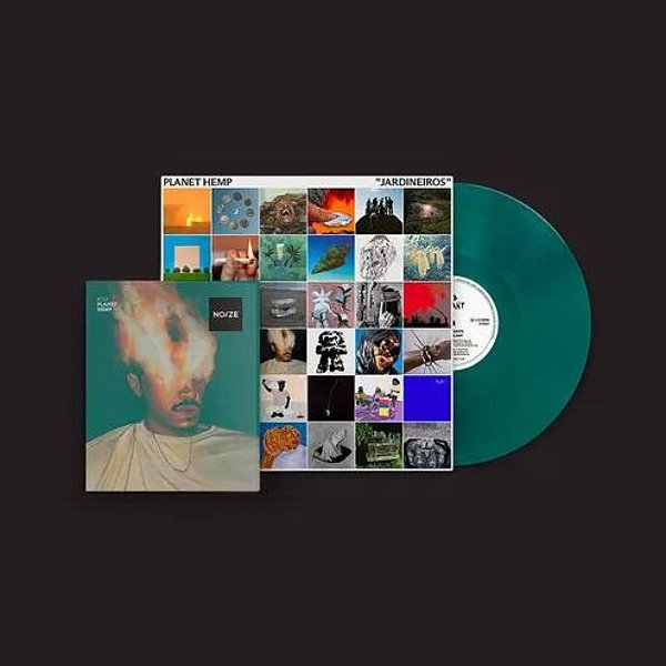 Disco de Vinil - Planet Hemp - Jardineiros - LP Verde Translúcido, Novo, Lacrado, 140g, Noize Record Club