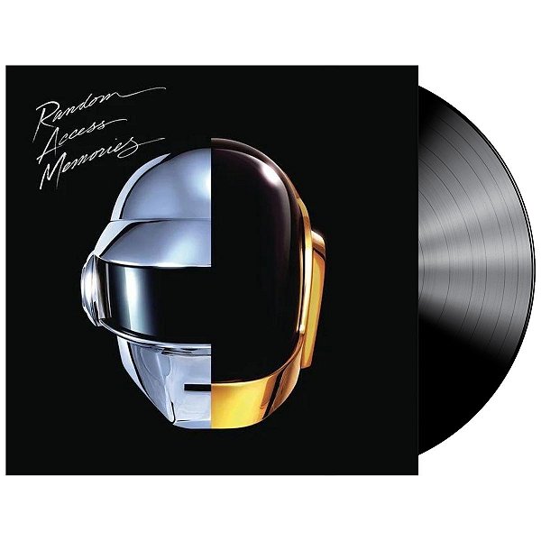 Disco de Vinil - Daft Punk - Randon Access Memories - LP Duplo Preto, 12", Novo, Lacrado, Importado, 180g, Reedição