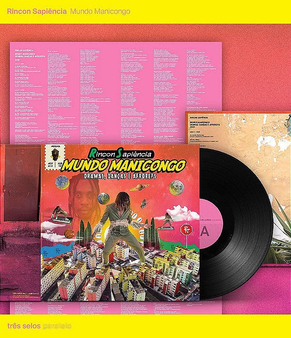 Disco de Vinil Novo - Rincon Sapiência - Mundo Manicongo - LP 12", Preto, 180g