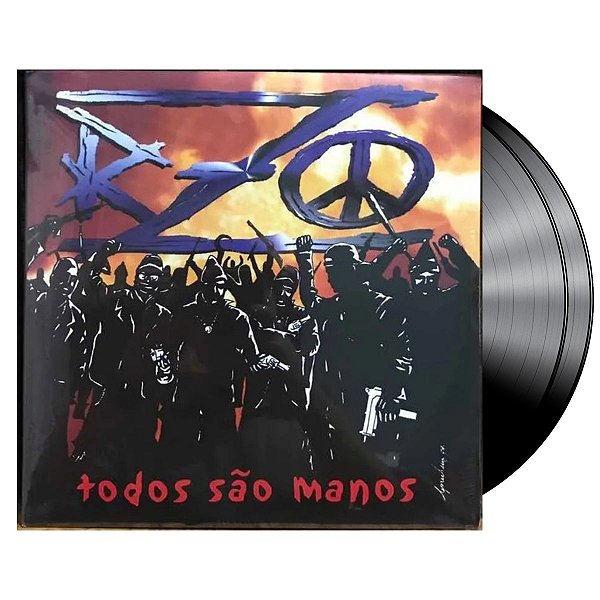 Disco de Vinil Novo - RZO - Todos São Manos - LP Duplo 12", Preto ,180g, Gatefold