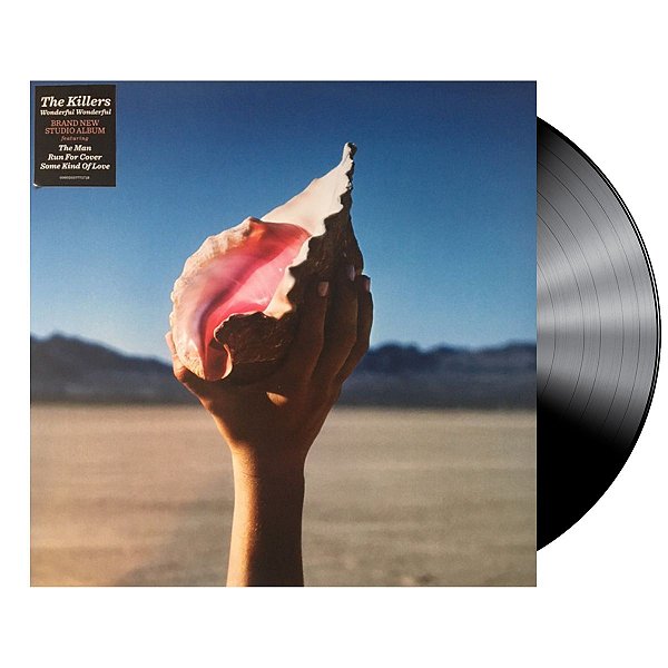 Disco de Vinil - The Killers – Wonderful Wonderful - LP Preto, 12", Novo, Lacrado, Importado, 180g
