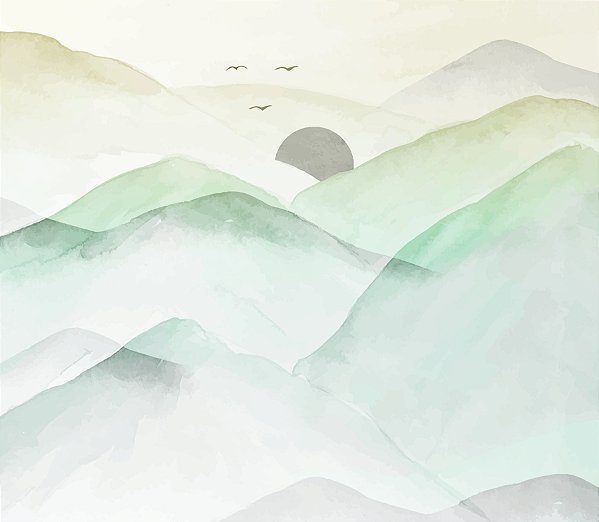 Painel de Parede Montanhas