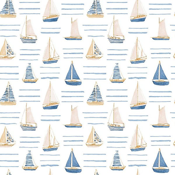 Papel de Parede Barquinhos