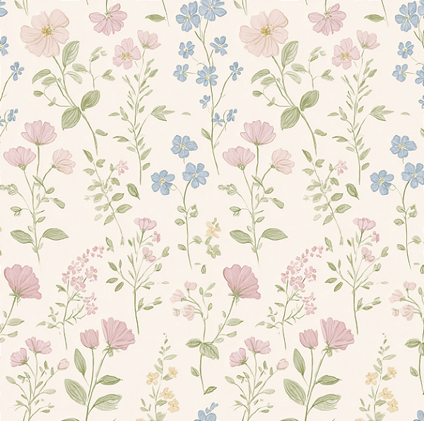 Papel de Parede flores do campo