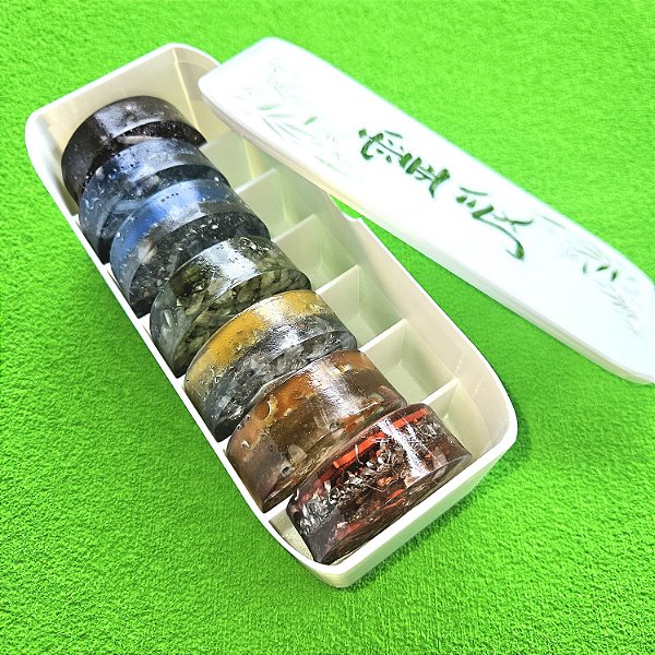 Conjunto Reiki Essencial 7 Chakras: Coleção Orgonite Energia em Foco