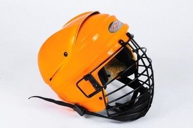 Capacete Laranja Luminoso