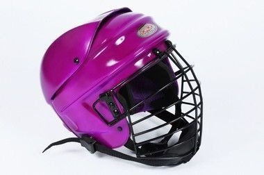 Capacete Roxo Luminoso