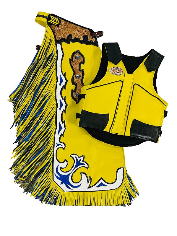 Kit Calça e Colete Dupla Franja
