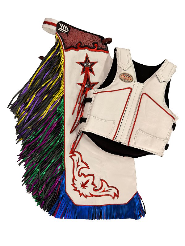 Kit Calça e Colete Dupla Franja