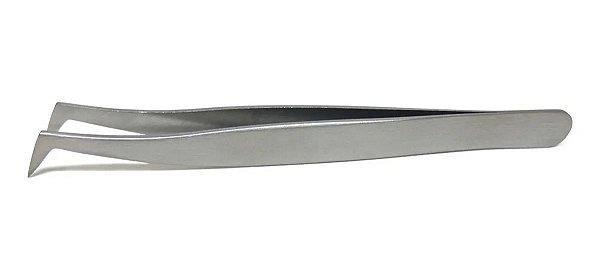 Pinça ponta curvada volume russo - Vermonth (para cílios)