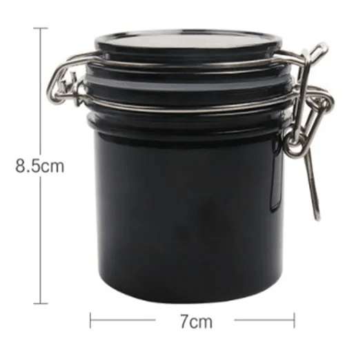 Pote para armazenamento de cola com divisórias Cor:Preto