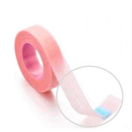 Fita micropore pontilhada rosa