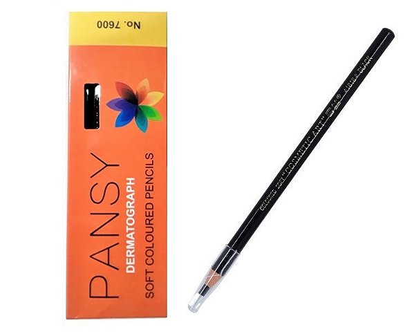Lápis dermatográfico preto 7600 - Pansy (1 un)