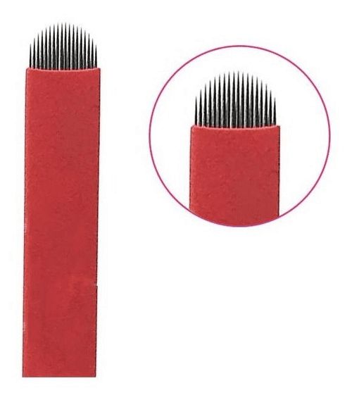 Lâmina nano U flex 18 pontas 0,15mm (vermelha)