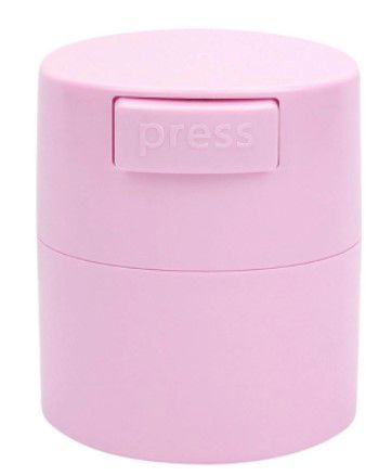 Pote para armazenamento de cola com divisórias Cor:Rosa (Com Avaria)