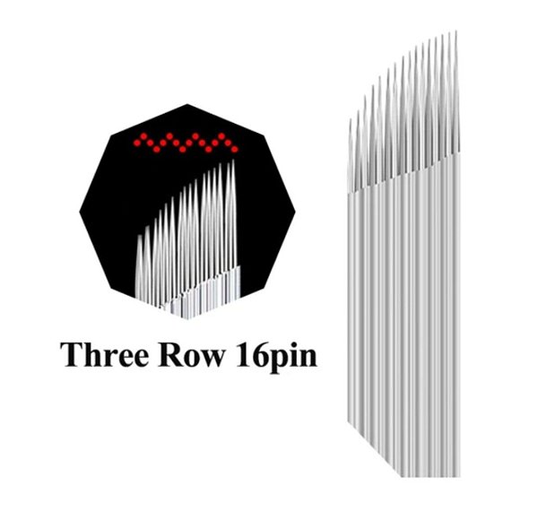 Lâmina tridimensional three row hard 16 pontas