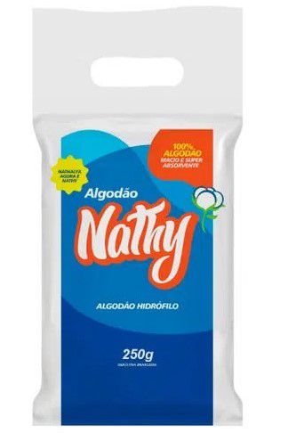 Algodão hidrófilo em rolo - Nathy (250g)