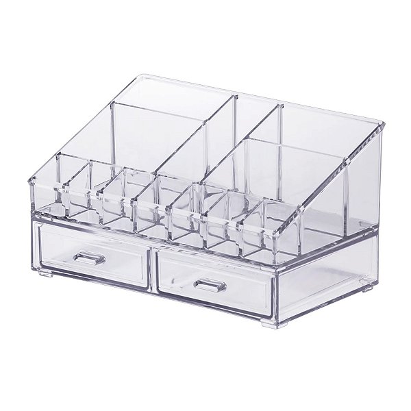 Kit organizador em acrílico + gaveta (1089+1090)
