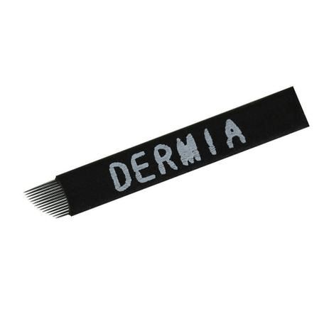 Lâmina chanfrada flex 14 pontas 0,18mm - Dermia