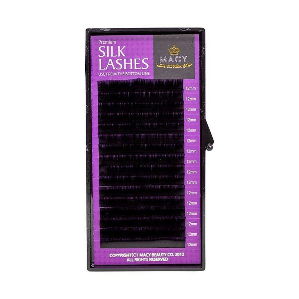 Cílios macy silk standard fio a fio 0.07 C