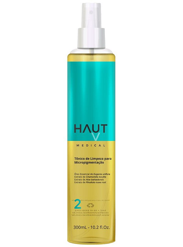 Tônico de limpeza para micropigmentação (300ml) - Haut