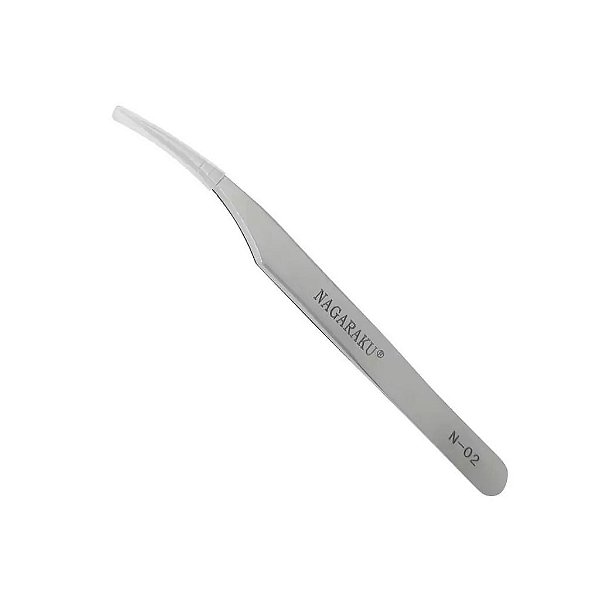 Pinça ponta curvada golfinho N-02 - Nagaraku (para cílios)