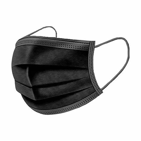 Máscara descartável com elástico preta - Ntflex