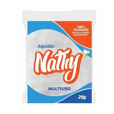 Algodão multiuso hidrófilo - Nathy (25 g)