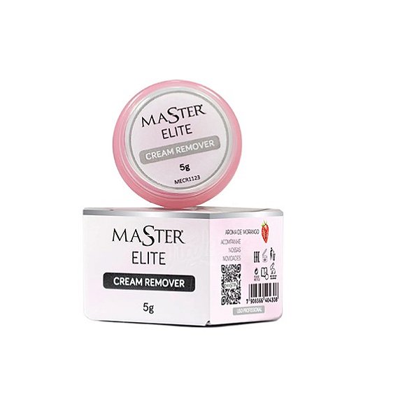 Removedor master elite cream remover 5g para extensão cílios