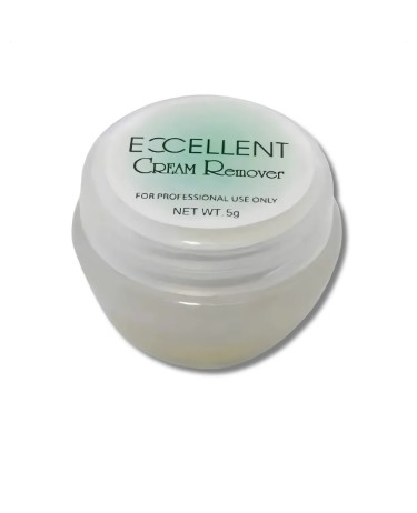 Removedor master cream remover excellente 5g para extensão cílios