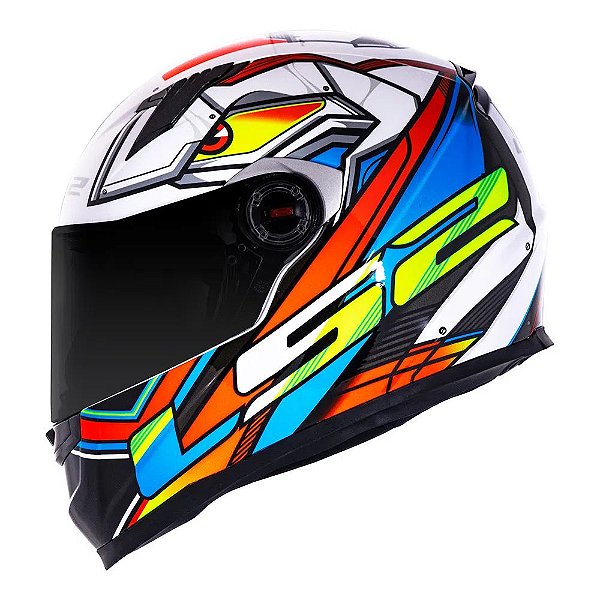 LS2 CAPACETE FF358 XDRON NEON ORANGE 56/S