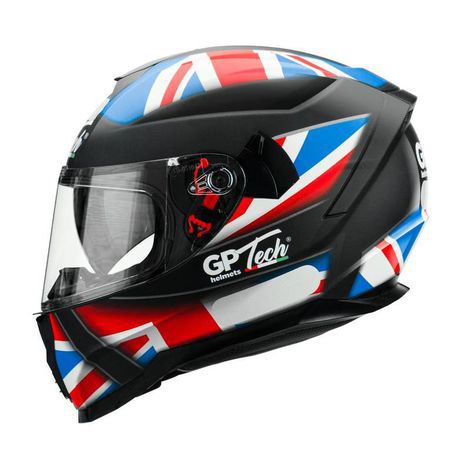 CAPACETE ULTRA SV UK AZUL-VERMELHO BRILHANTE  60