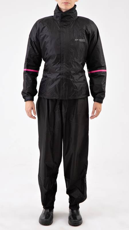 CAPA CHUVA FEMININA GP TECH ESSENCE PREMIUM PRETA ROSA