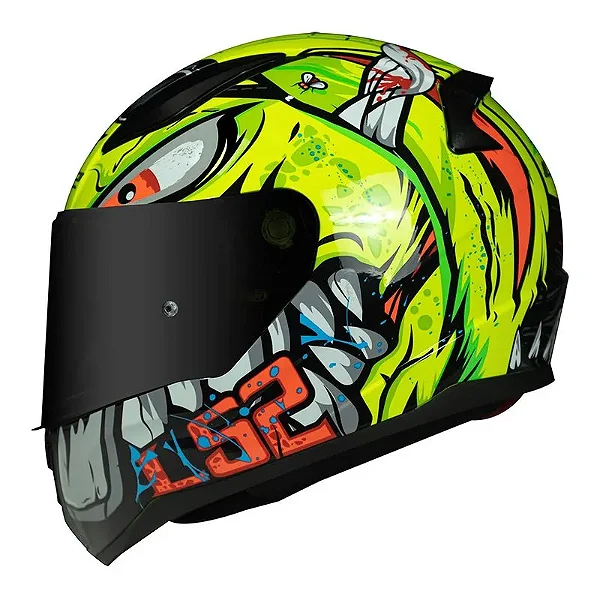 LS2 CAPACETE RAPID FF353 BADASS YELLOW