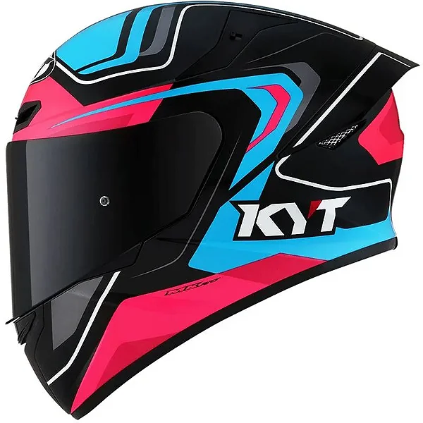 CAPACETE KYT TT-COURSE OVERTECH BLACK/PINK 60