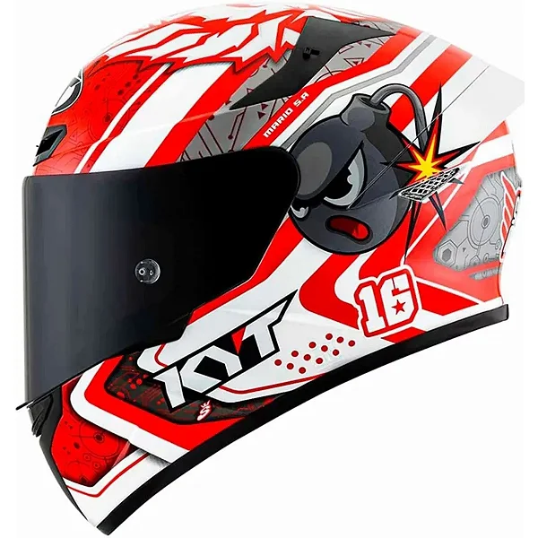 CAPACETE KYT TT-COURSE SUPER MARIO REPLICA