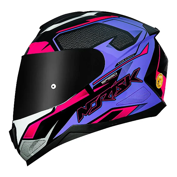 NORISK FAB CAPACETE RAZOR SPEEDMAX BLACK/PINK