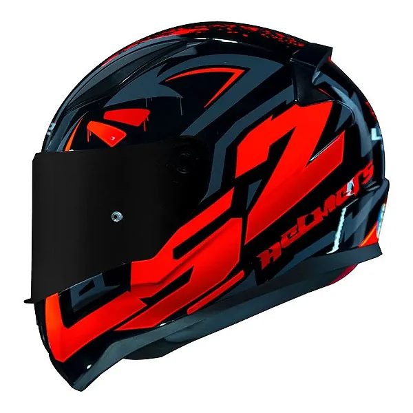 LS2 CAPACETE RAPID FF353 TAGLINE BLK/ORANGE