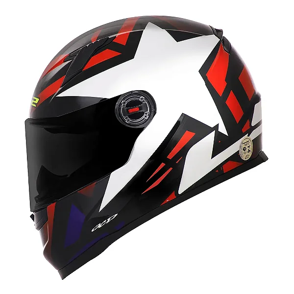 LS2 CAPACETE FF358 STARWAR WHT/RED