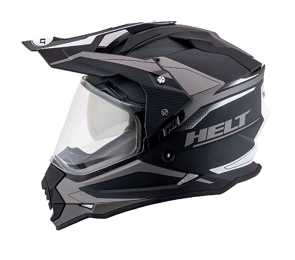 CAPACETE CROSS VISION GLASS TITANIUM