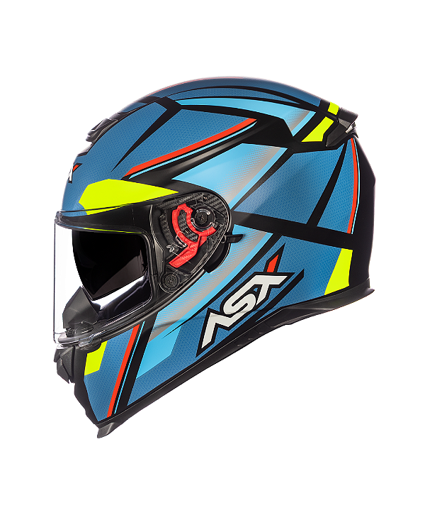CAPACETE ASX EAGLE SV EXPLORER FOSCO PRETO/AZUL/AMARELO