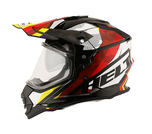 CAPACETE CROSS VISION GLASS DRAKAR