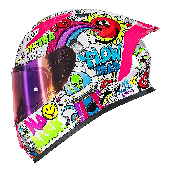 NORISK CAPACETE FLOW TRAP WHITE tamanho do capacete 58