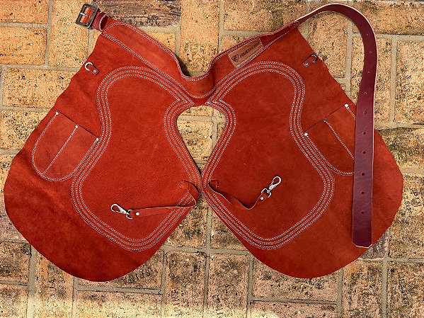 Calça de couro